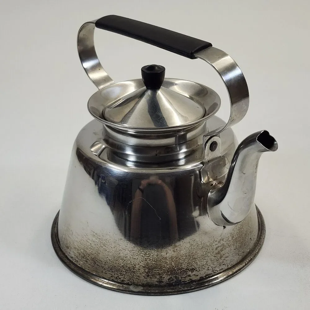 Rostfritt Kettle Stainless Steel Swedish Teapot Retro Coffee Pot Scandinavian